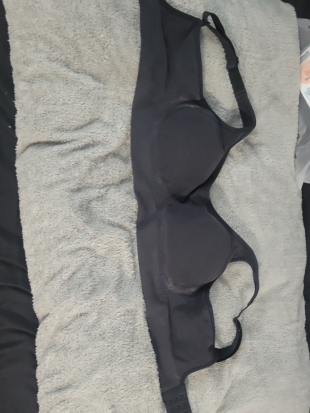 Shaperment Black Smooth Full-Coverage Seamless Bra